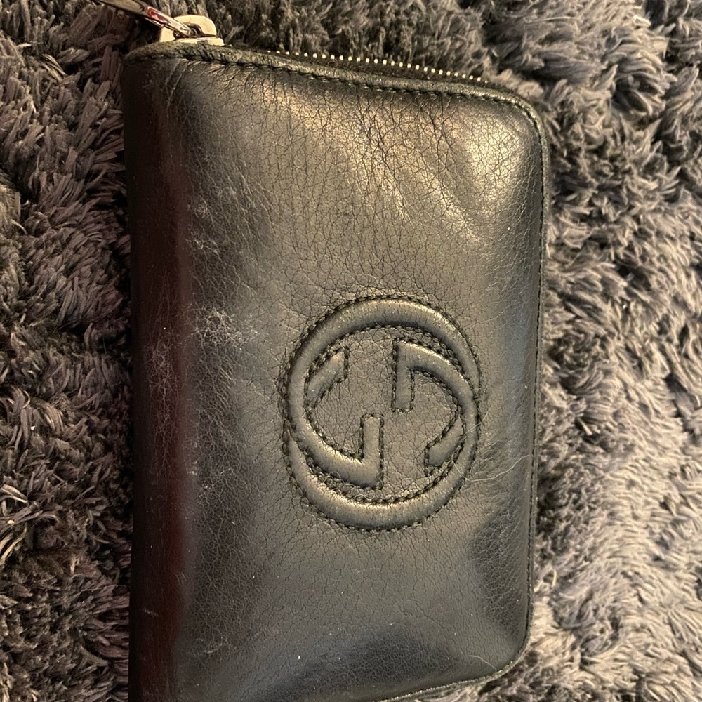 Gucci Black Leather Wallet